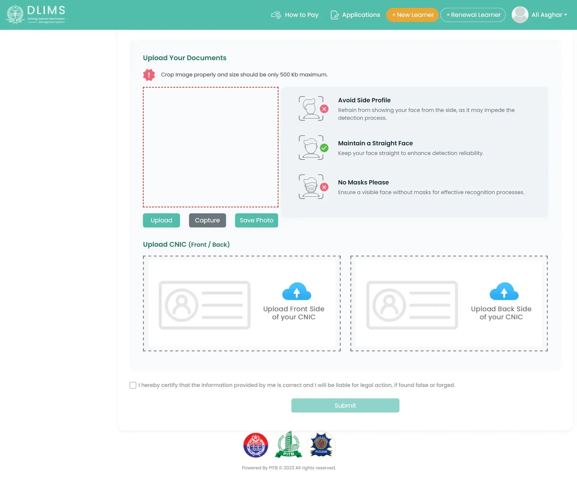 Online Learning License